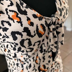 Beachsissi Leopard Print Tie Front One
Piece Swimsuit Women's